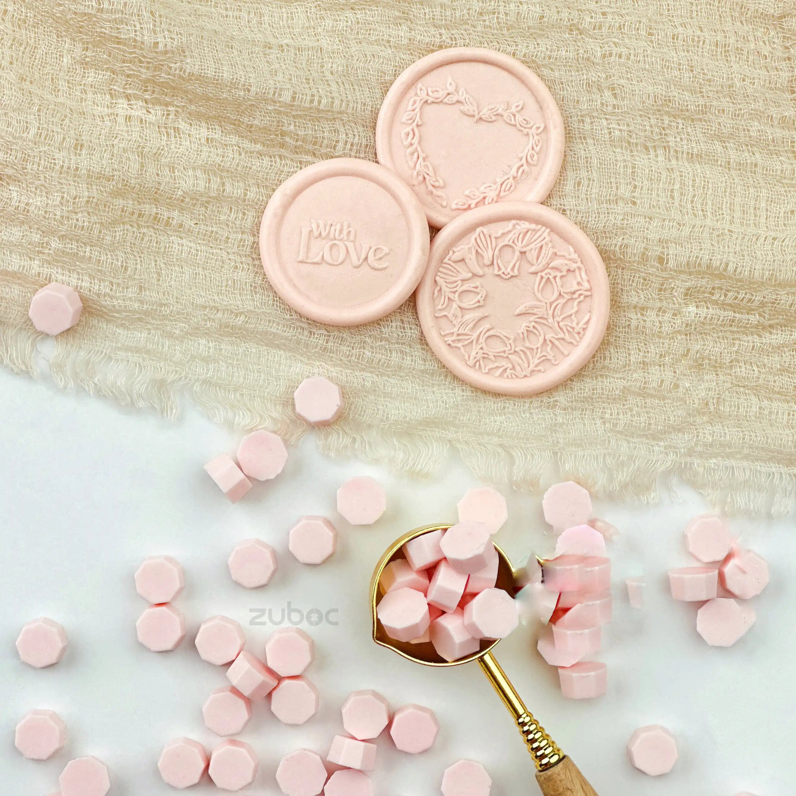 Powder Pink Wax Beads - 30 Grams