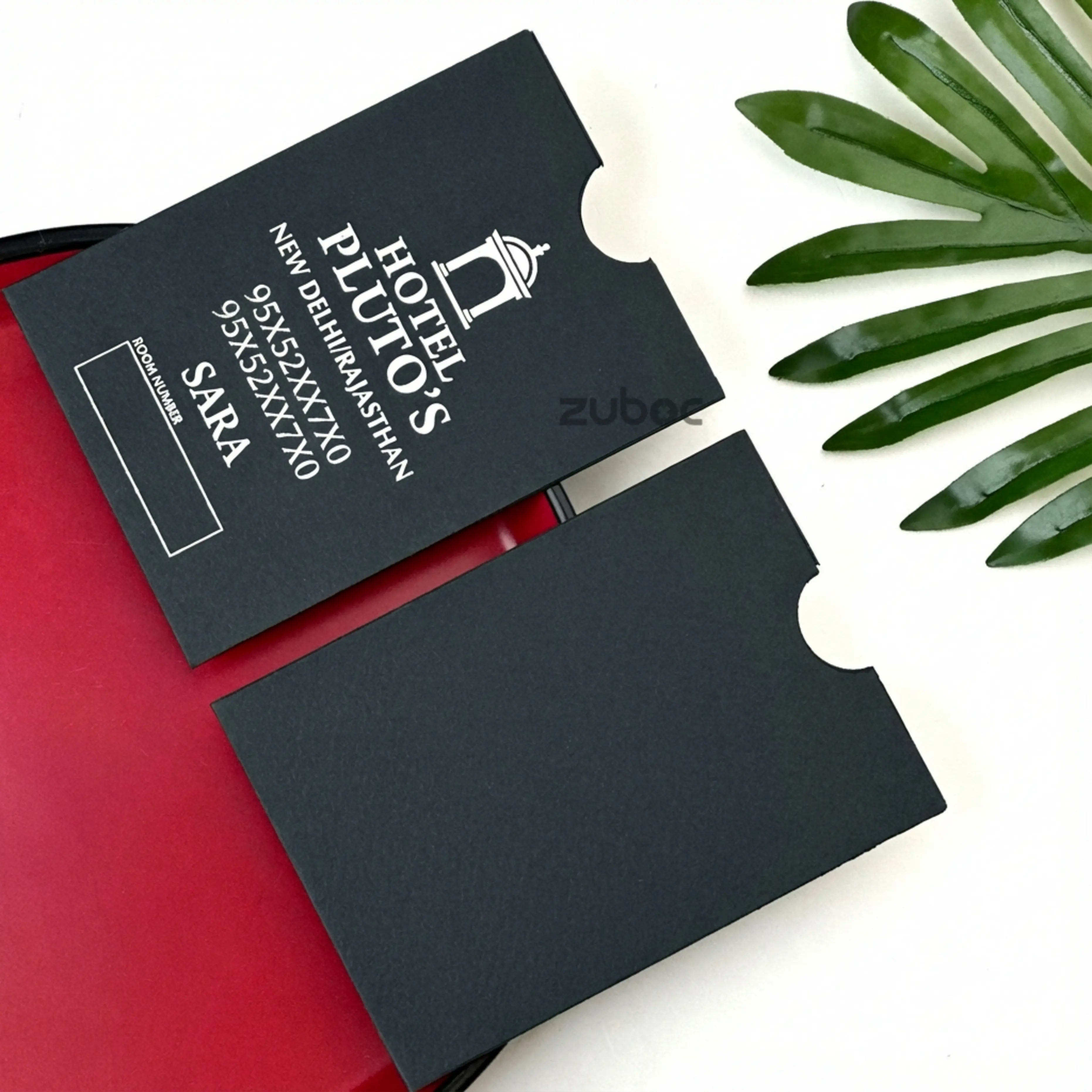 Premium hotel keycard envelope set of 50 for luxury hotel guest room access.
