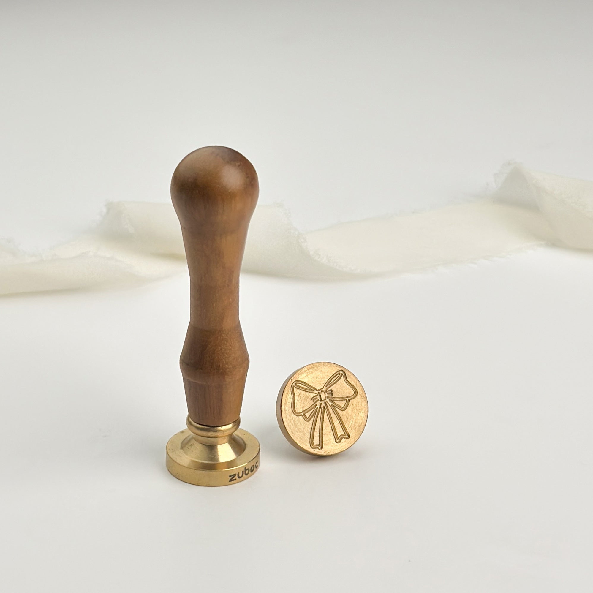 Ribbon-1 Wax Stamp with Wooden Handle