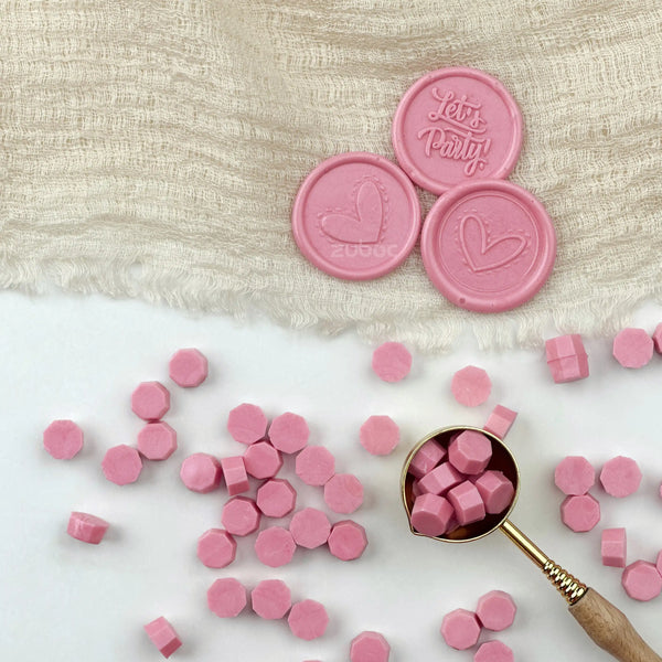 Rose Pink Sealing Wax Beads 30g