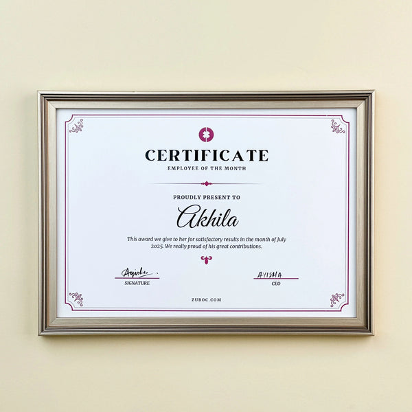 Personalised Employee Photo Frame- 2
