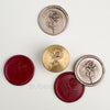 Rose Stem Wax Stamp with Wooden Handle