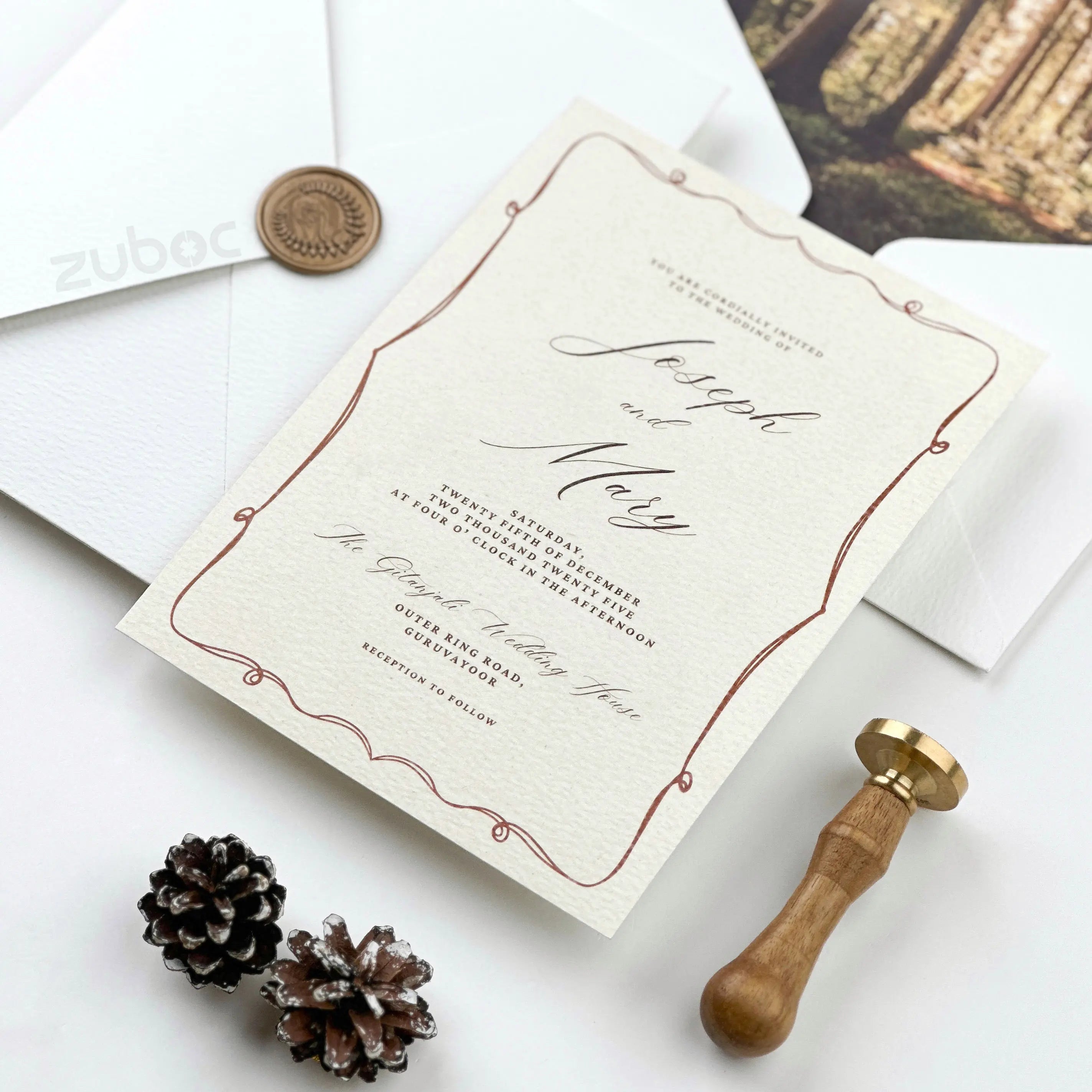 Rustic Pine Wedding Suites (Set of 50)