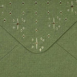 Gold Foil Invitation Envelope with Design (Set of 5)