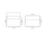 Short Flap Envelope (With Foil) C6 (Set of 5)