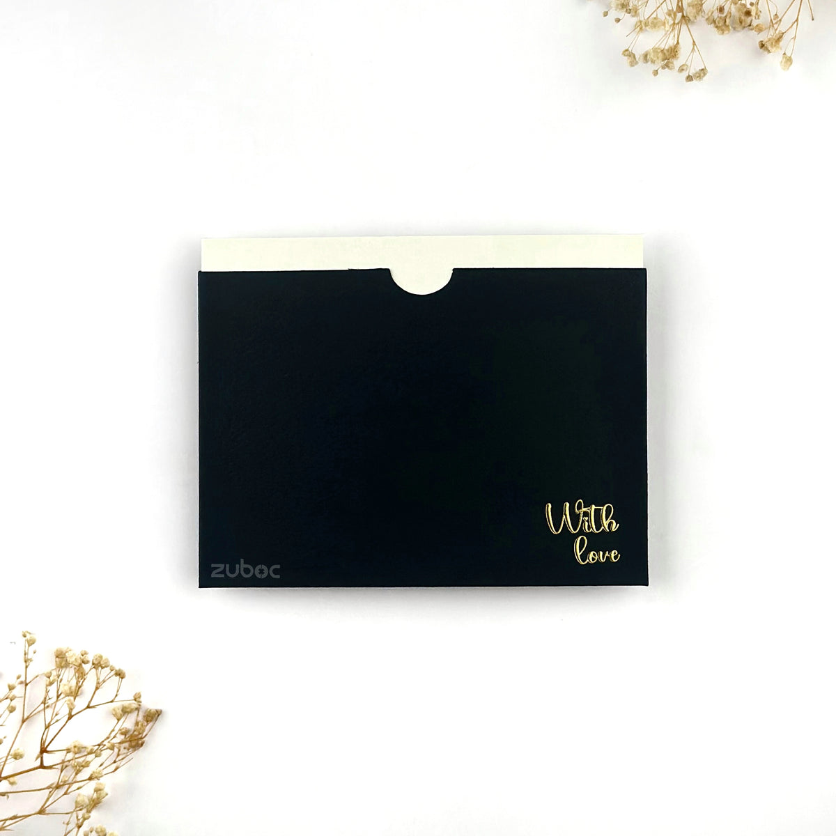 Side Tag Envelope with Foil C6 (With Love) ( Set of 5)