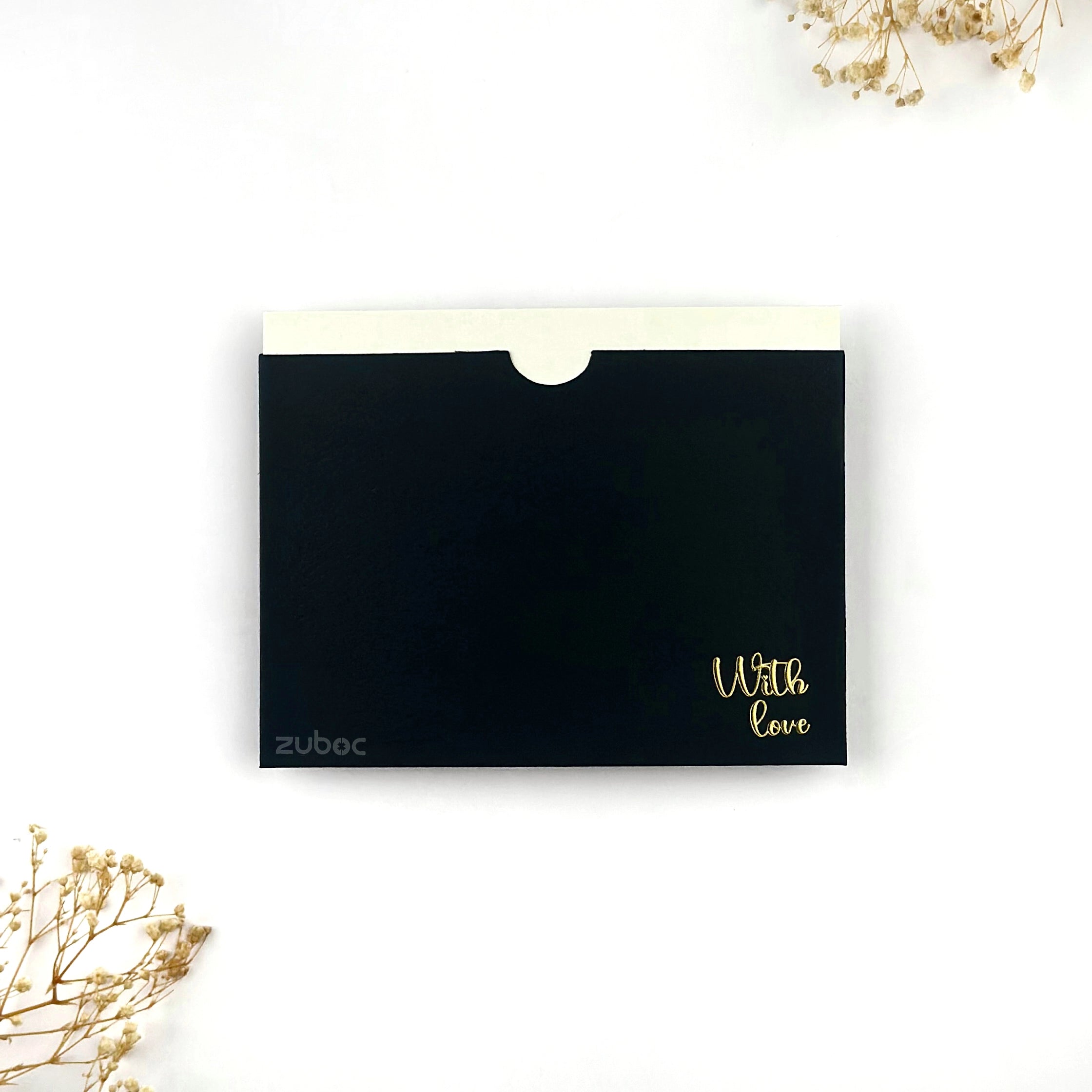 Side Tag Envelope with Foil C6 (With Love) ( Set of 5)