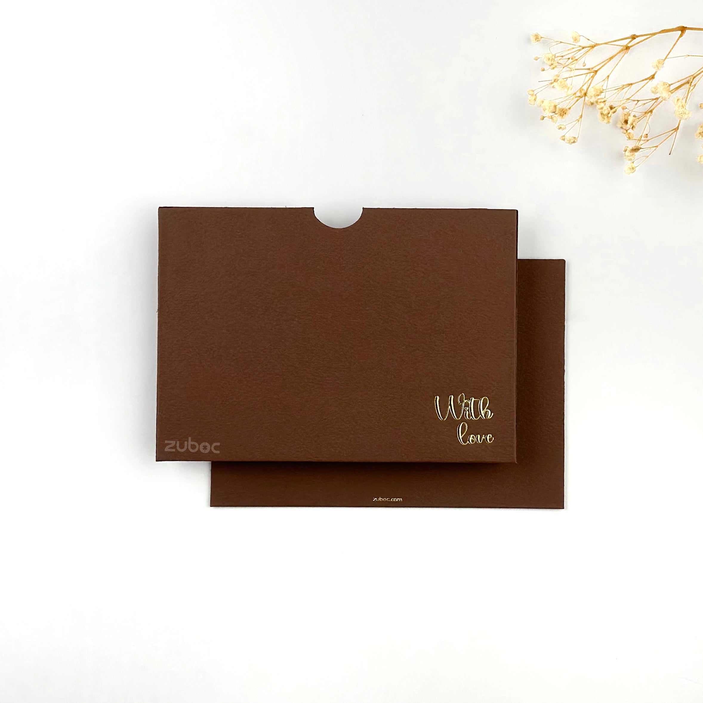 Side Tag Envelope with Foil C6 (With Love) ( Set of 5)