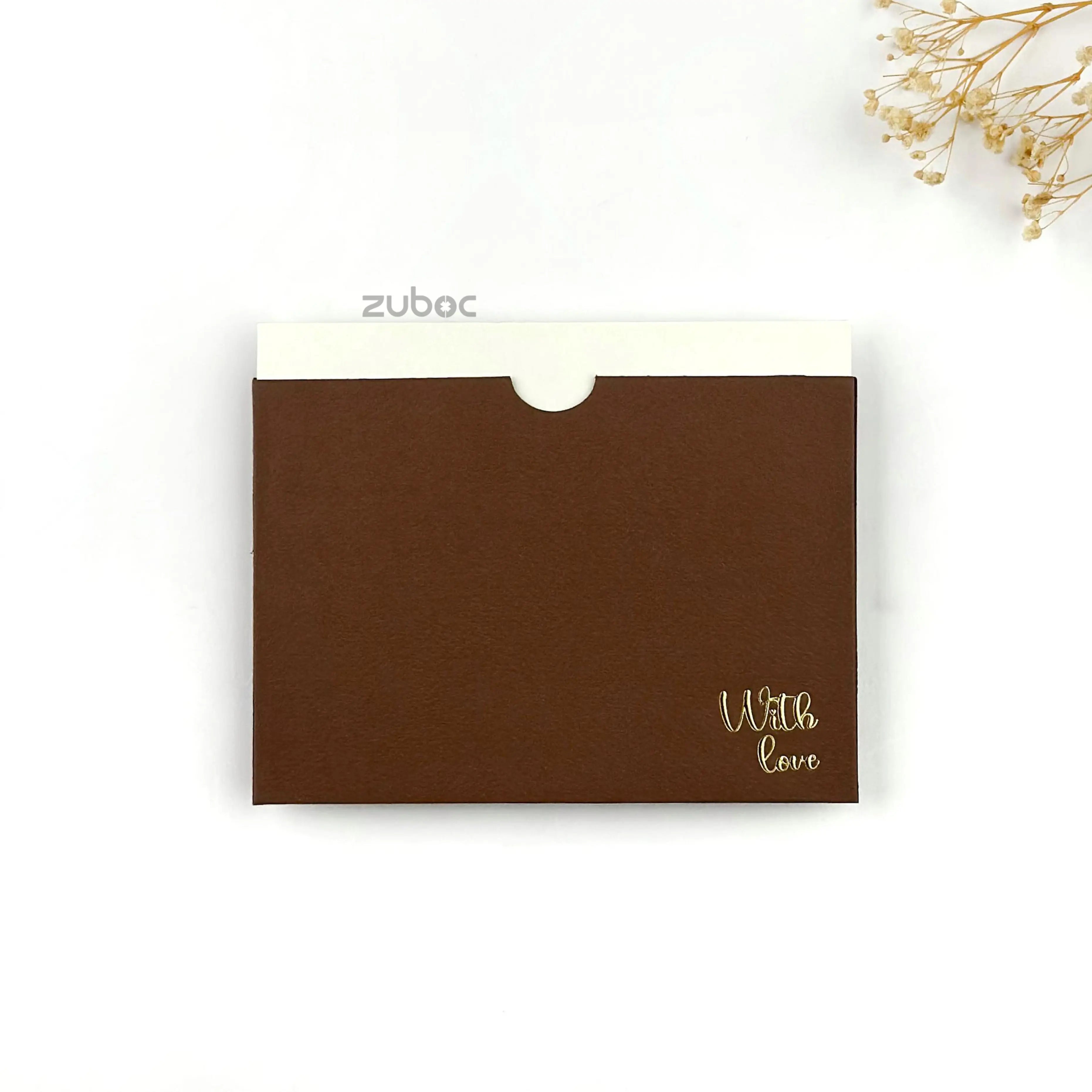 Side Tag Envelope with Foil C6 (With Love) ( Set of 5)