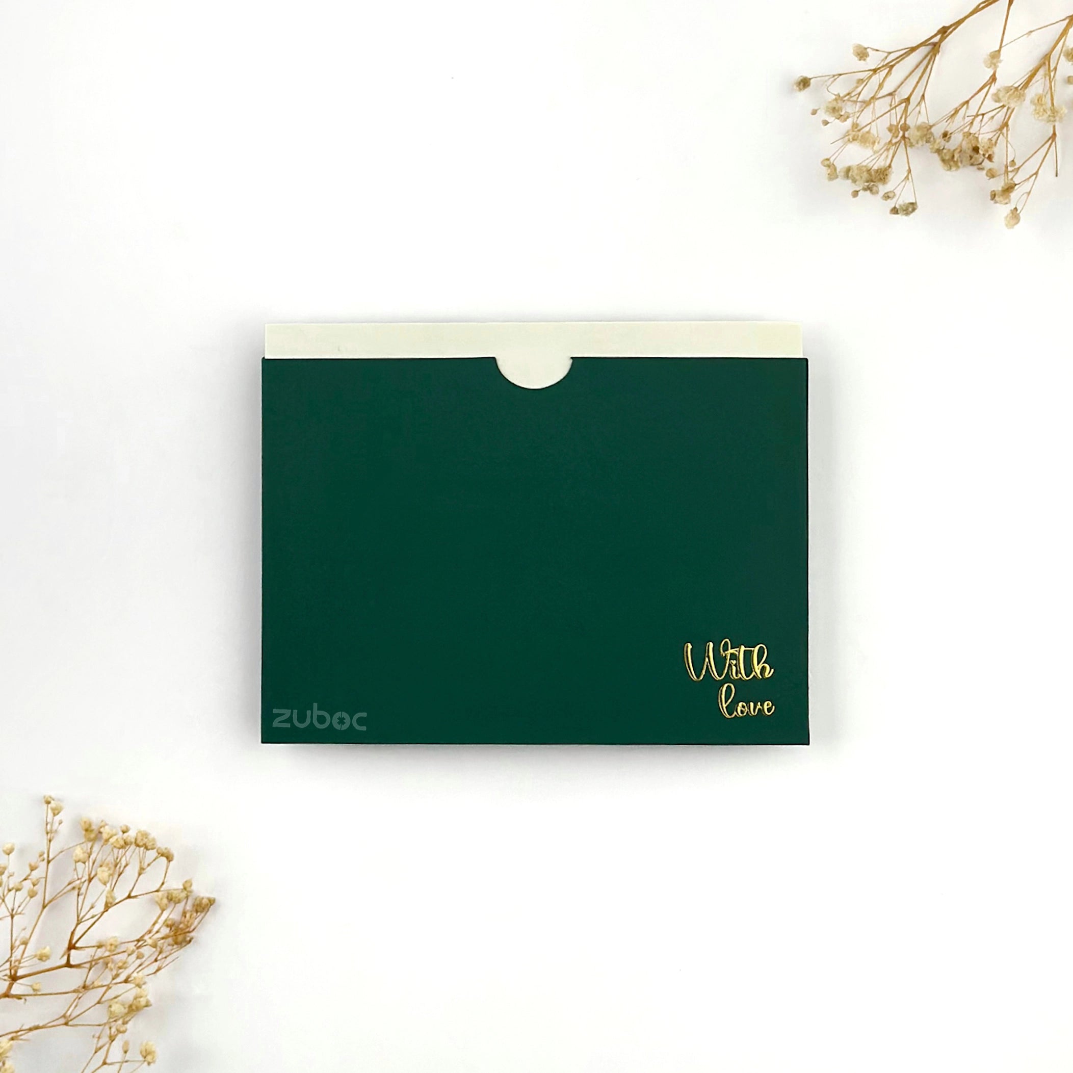 Side Tag Envelope with Foil C6 (With Love) ( Set of 5)