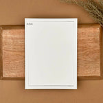 Silver Foiled Border Insert (set of 5)