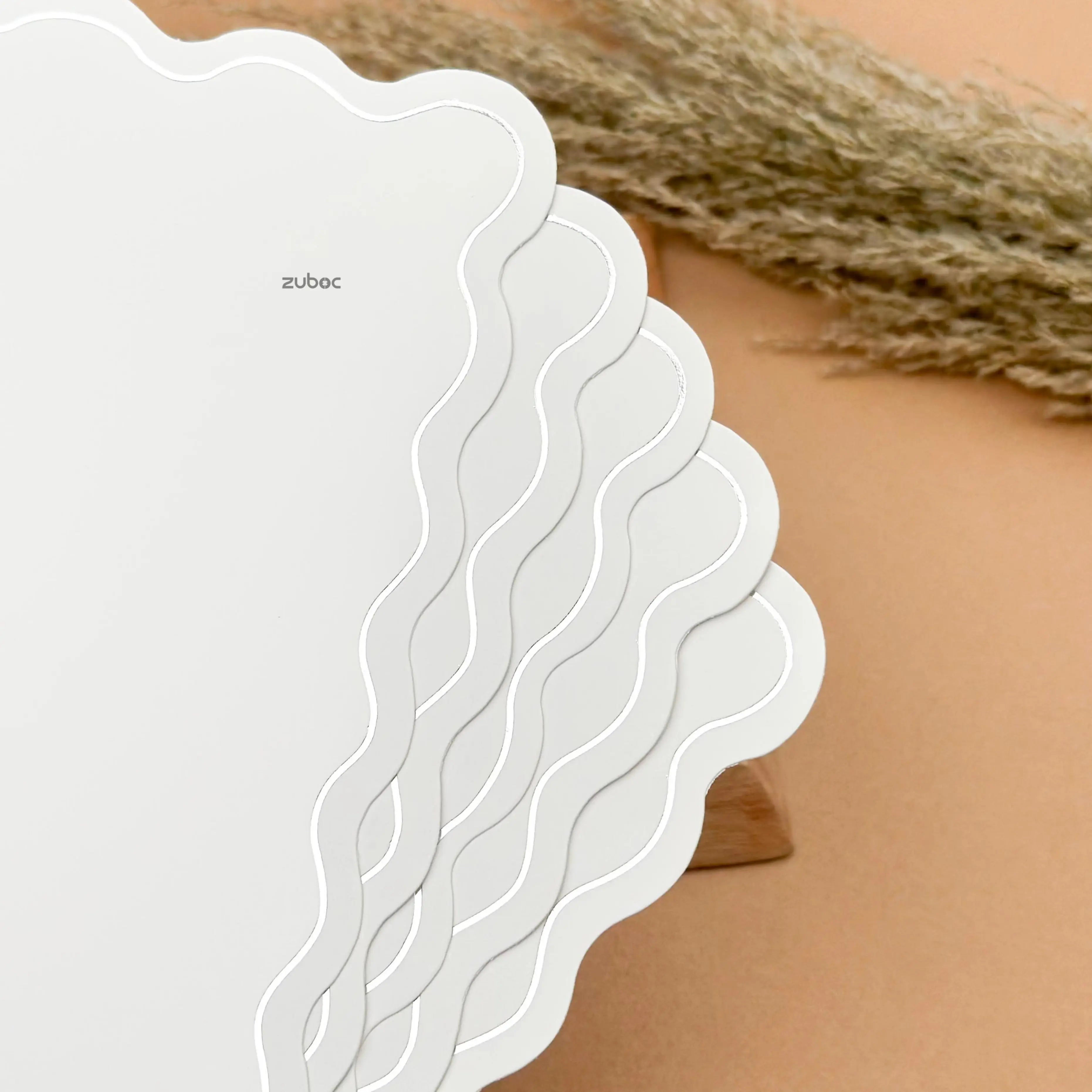 Silver Foiled Wave Insert