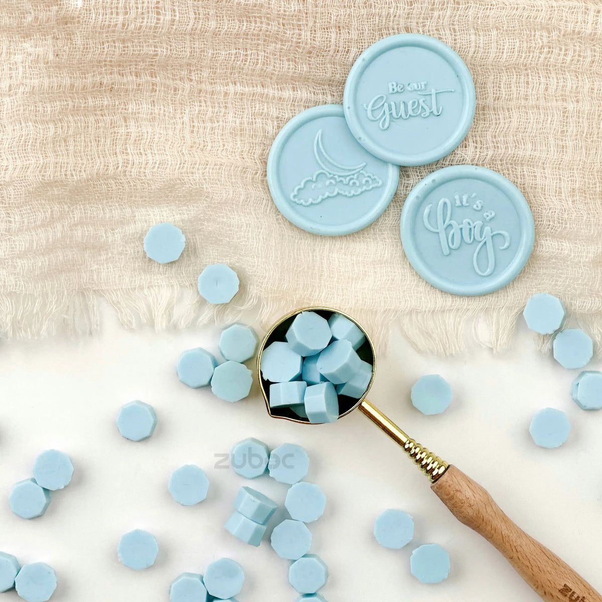 Sky Blue Sealing Wax Beads 30g