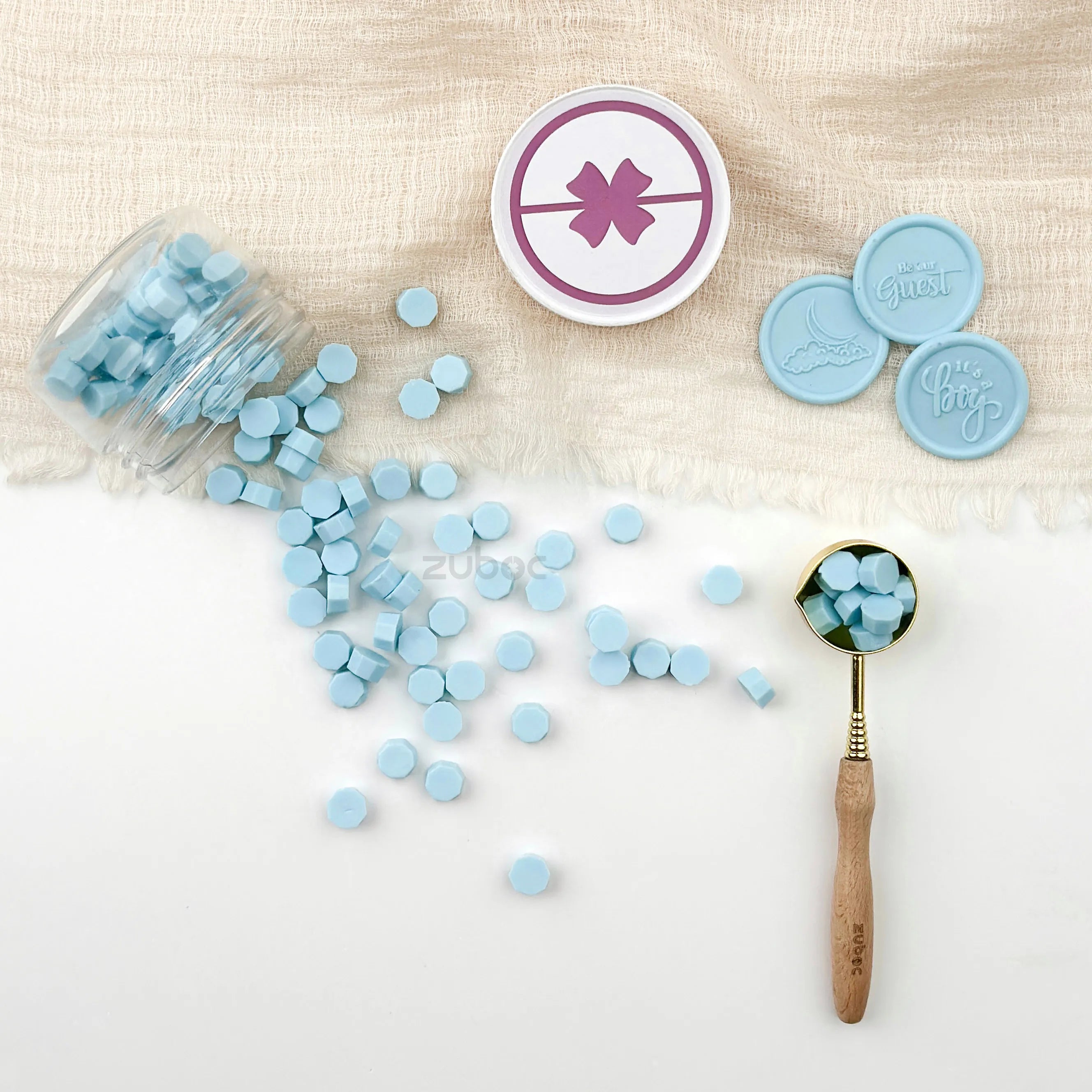 Sky Blue Wax Beads - 30Grams