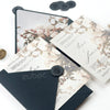 Customized Smoky Ash Wedding Invitation Suites (Set of 50)