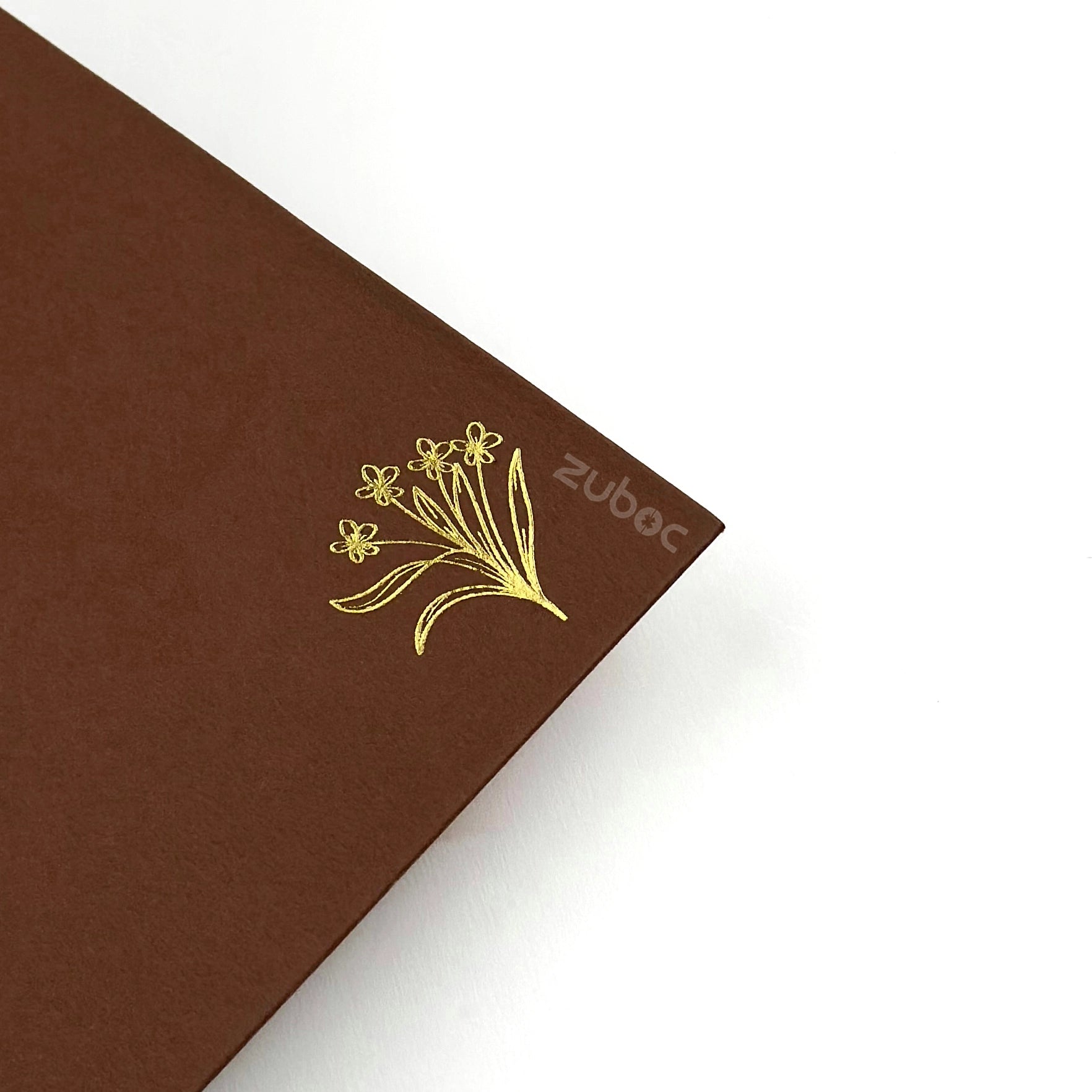 Square Envelope With Foil(Mini Flower) (Set of 5)