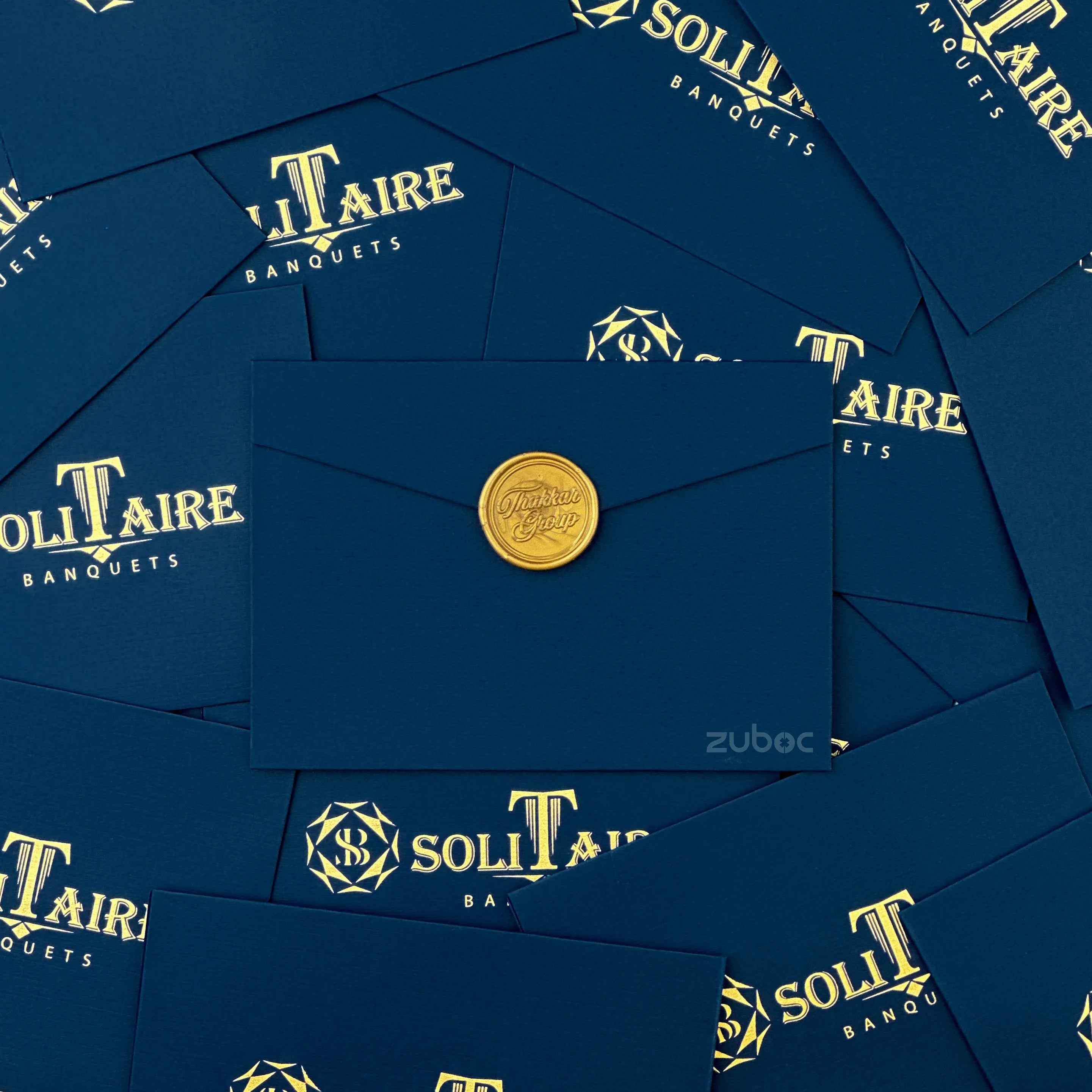 Customized Envelopes & Customized  Wax Seals (Set of 100)