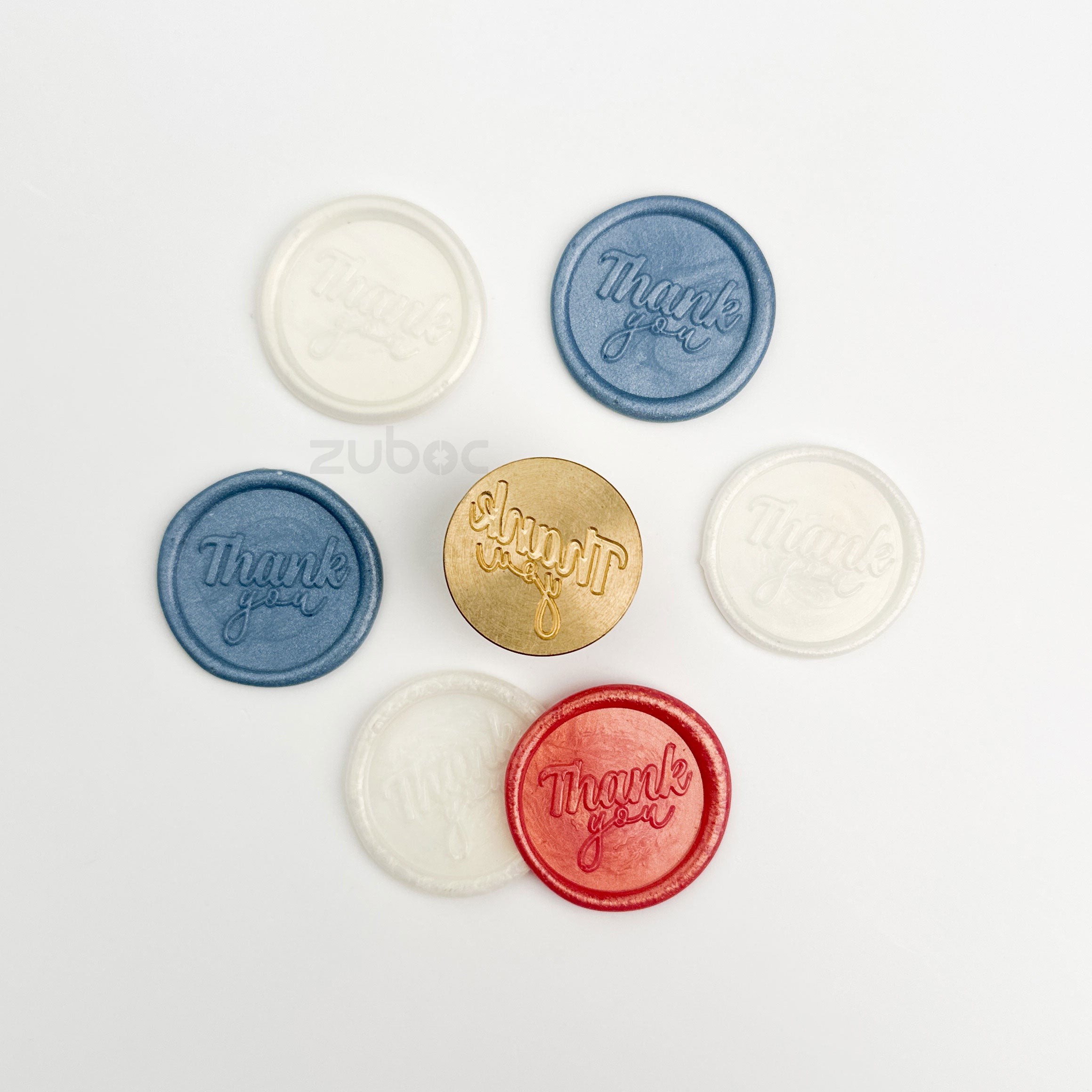 Thank You Wax Stamp with Wooden Handle