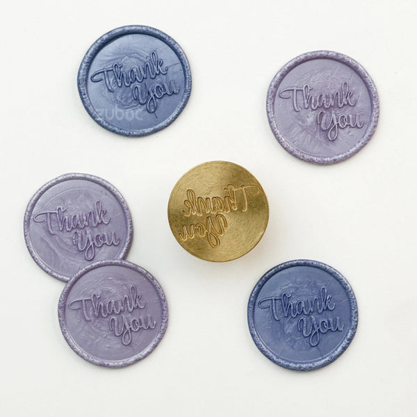 Thank You in Calligraphy Wax Stamp