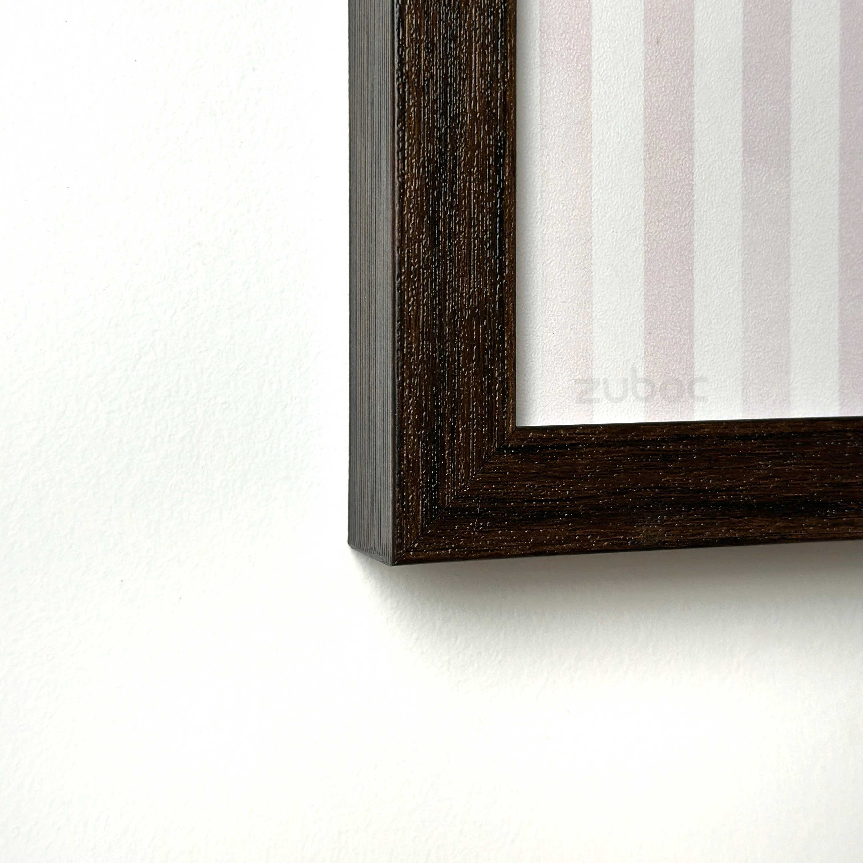 Thick Dark Brown Photo Frame (A5)