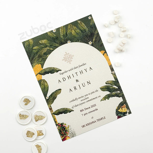Personalized Traditional Wedding Invitation Suites (Set of 50)