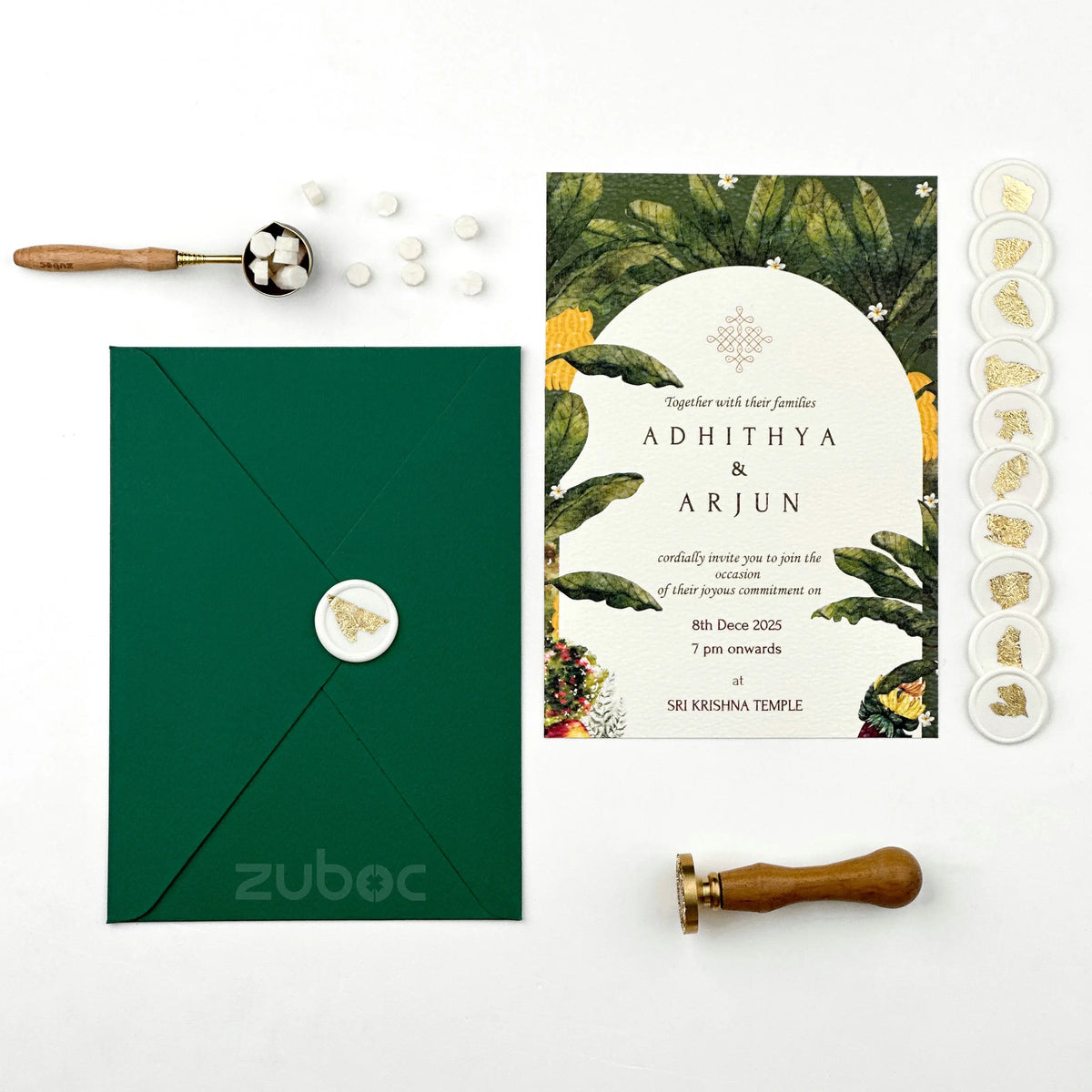 Personalized Traditional Wedding Invitation Suites (Set of 50)