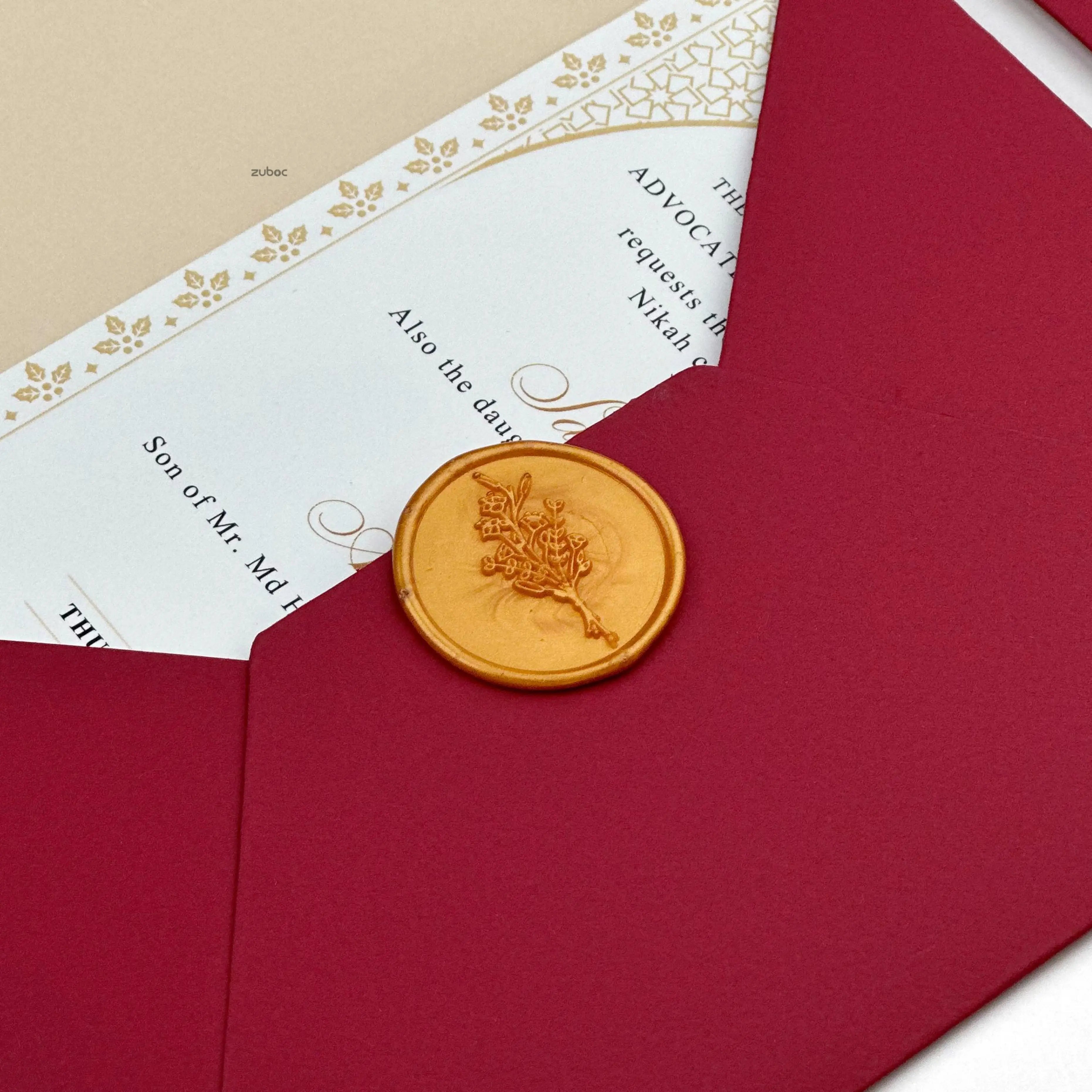 Classic Burgundy Wedding Suites (Set of 50)