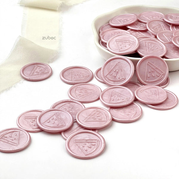 Watermelon Wax Seal for Invitations (Set of 5)