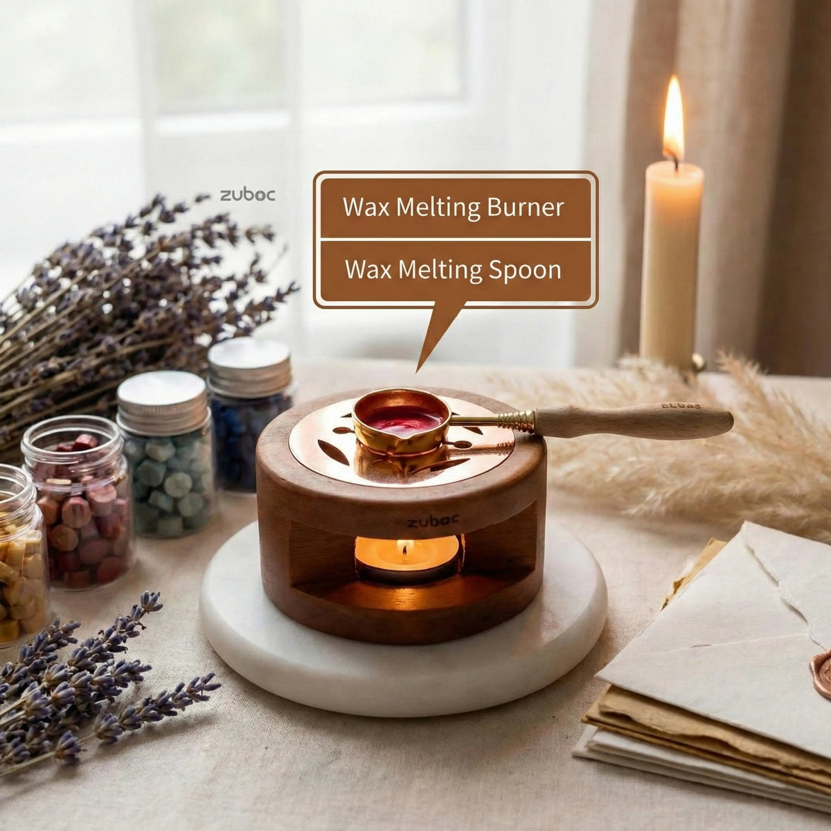 Personalised Wax Sealing Stamp Kit