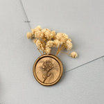 Custom Wax Seal and Dry Flower Set (Set of 25)