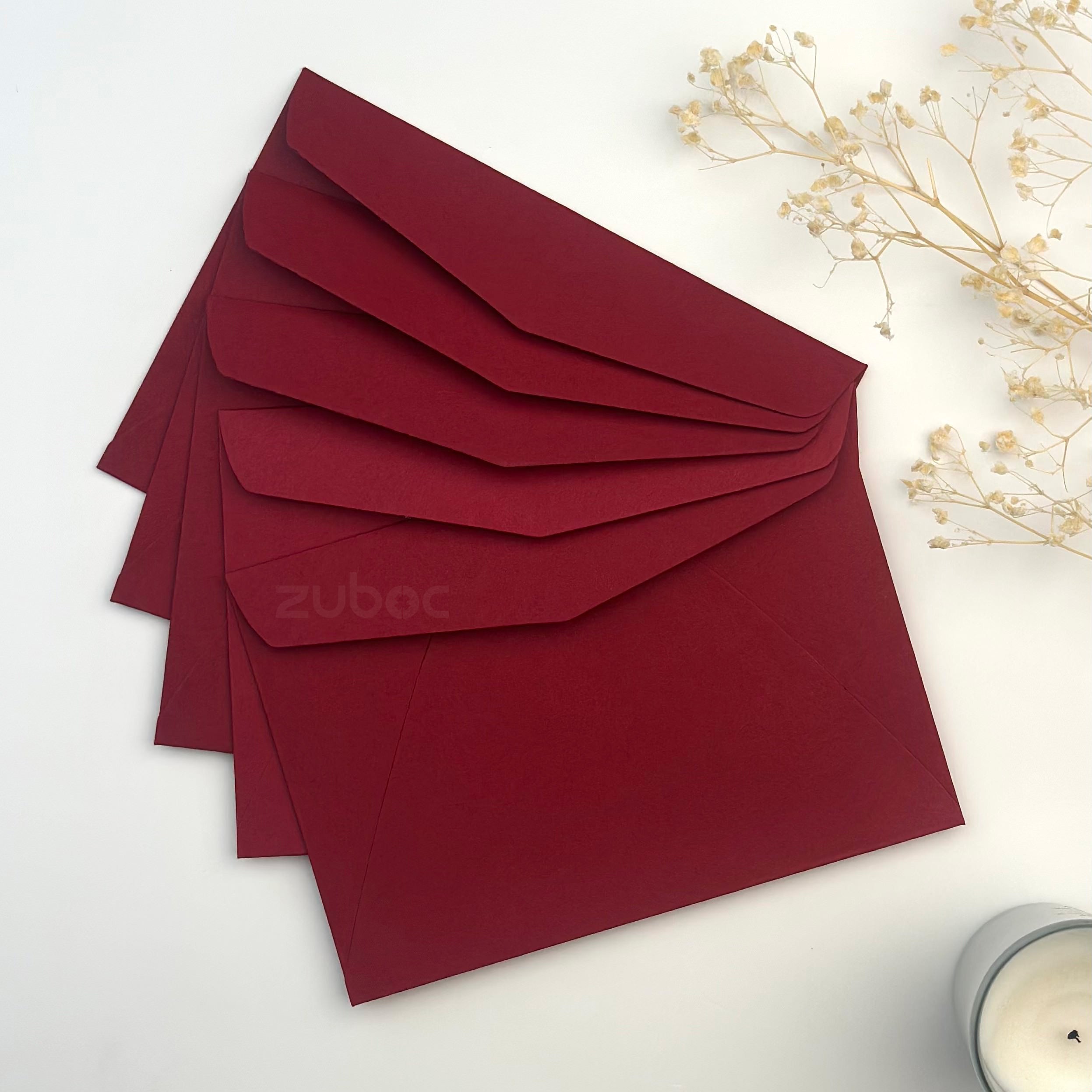 Wedding Invitation Envelope ( Set of 5)