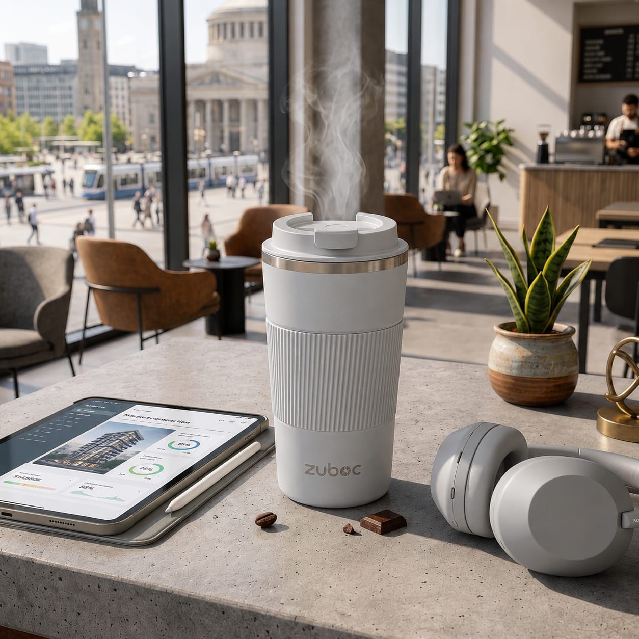 Zuboc Customized Coffee Travel Mug - Vaccum Flask
