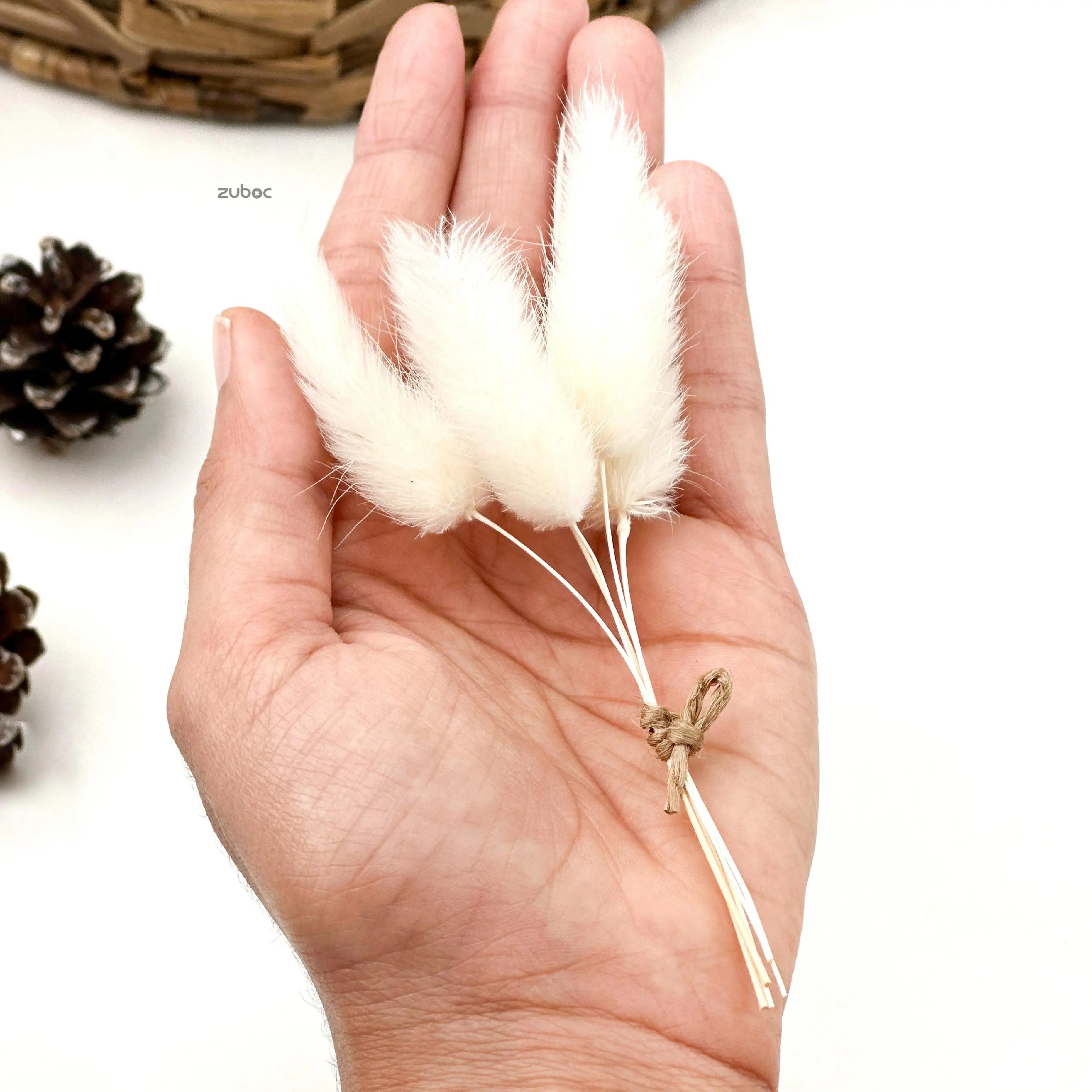 Mauve dry flower short for elegant gift wrapping