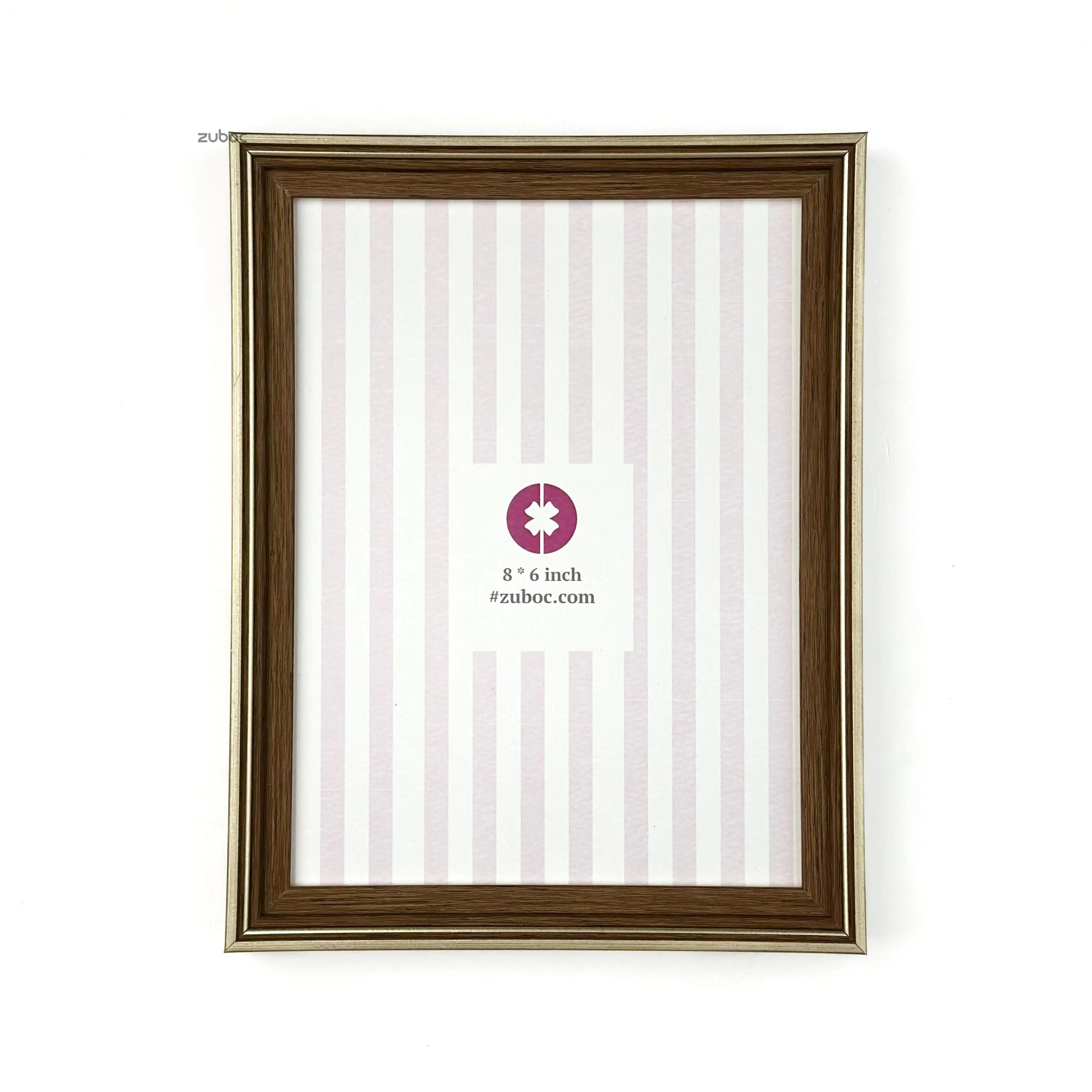 Wooden Photo Frame with Gold Lining (A5)