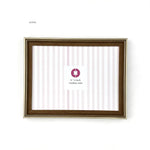 Wooden Photo Frame with Gold Lining (A5)