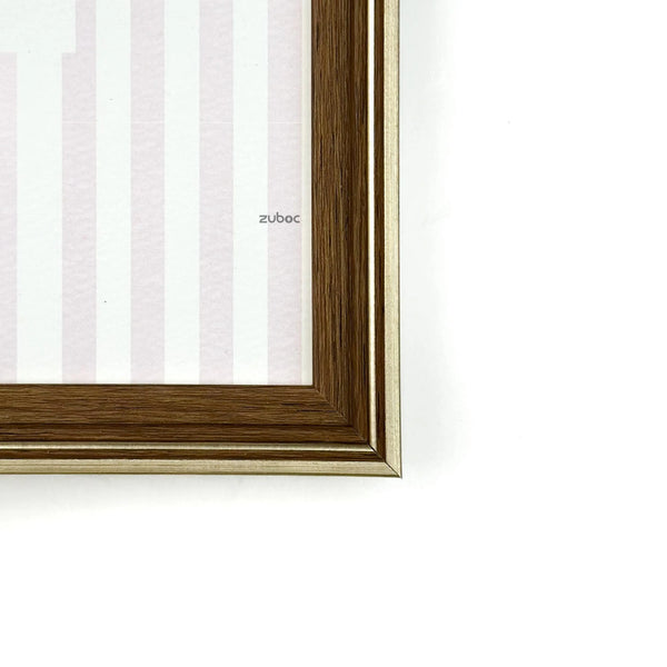 Wooden Photo Frame with Gold Lining (A5)