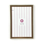 Wooden Photo Frame with Gold Lining (A4)