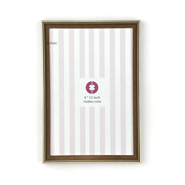 Wooden Photo Frame with Gold Lining (A4)
