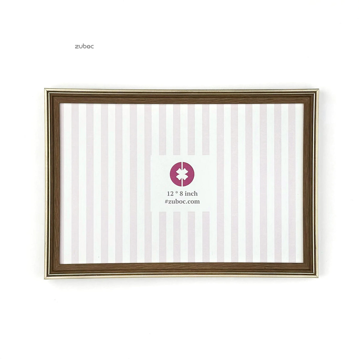 Wooden Photo Frame with Gold Lining (A4)