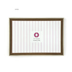 Wooden Photo Frame with Gold Lining (A4)