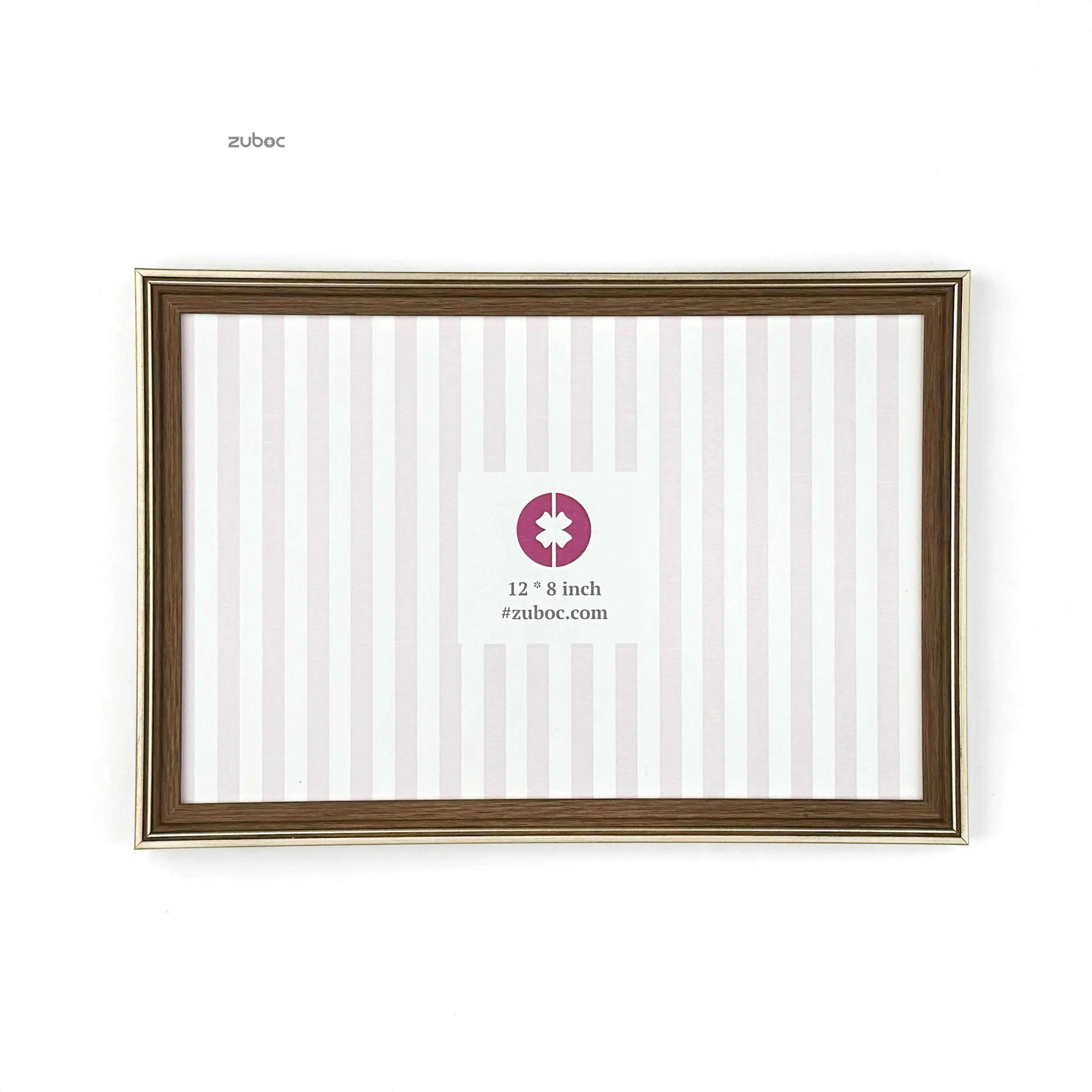 Wooden Photo Frame with Gold Lining (A4)