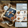 Personalised Wax Sealing Stamp Kit