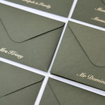 Addressing on envelope