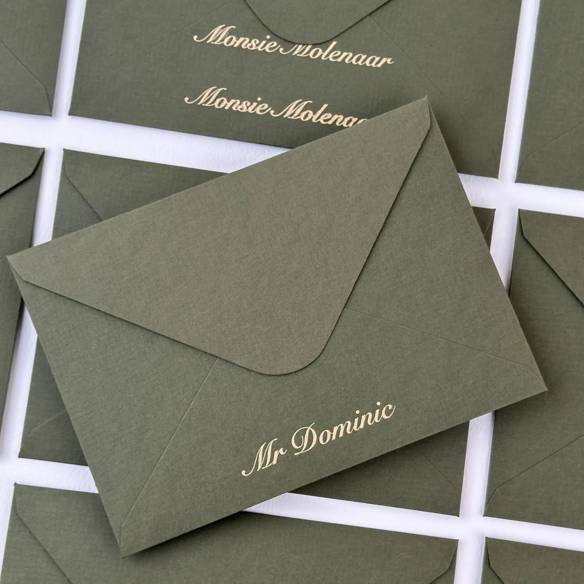 Addressing on envelope