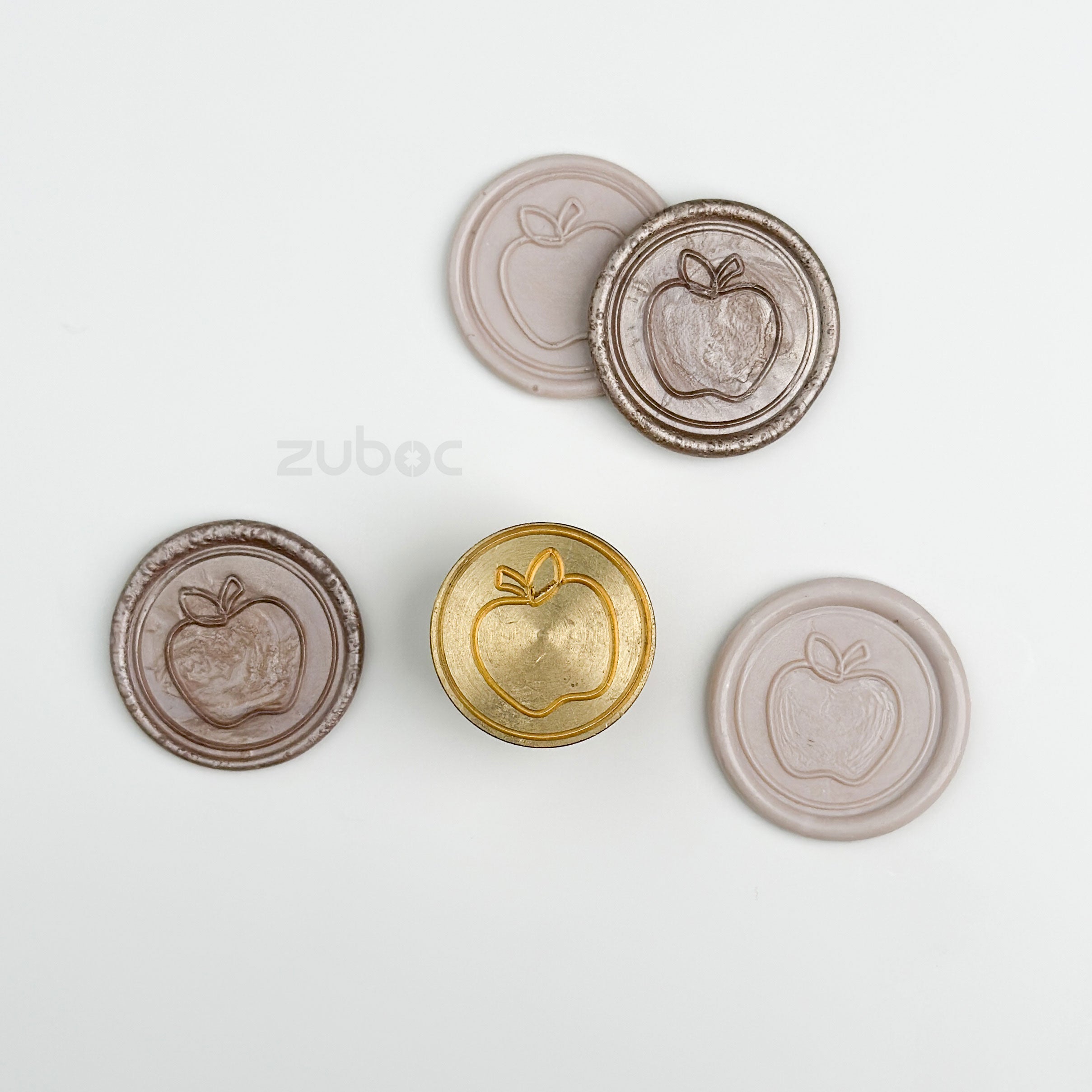 Apple Wax Stamp Head Only