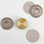 Apple Wax Stamp with Wooden Handle