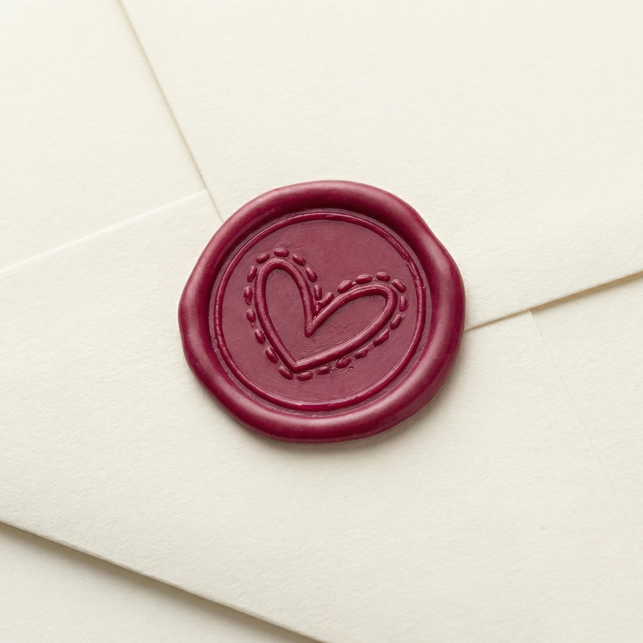 Heart Wax Seal for Invitations (Set of 5)