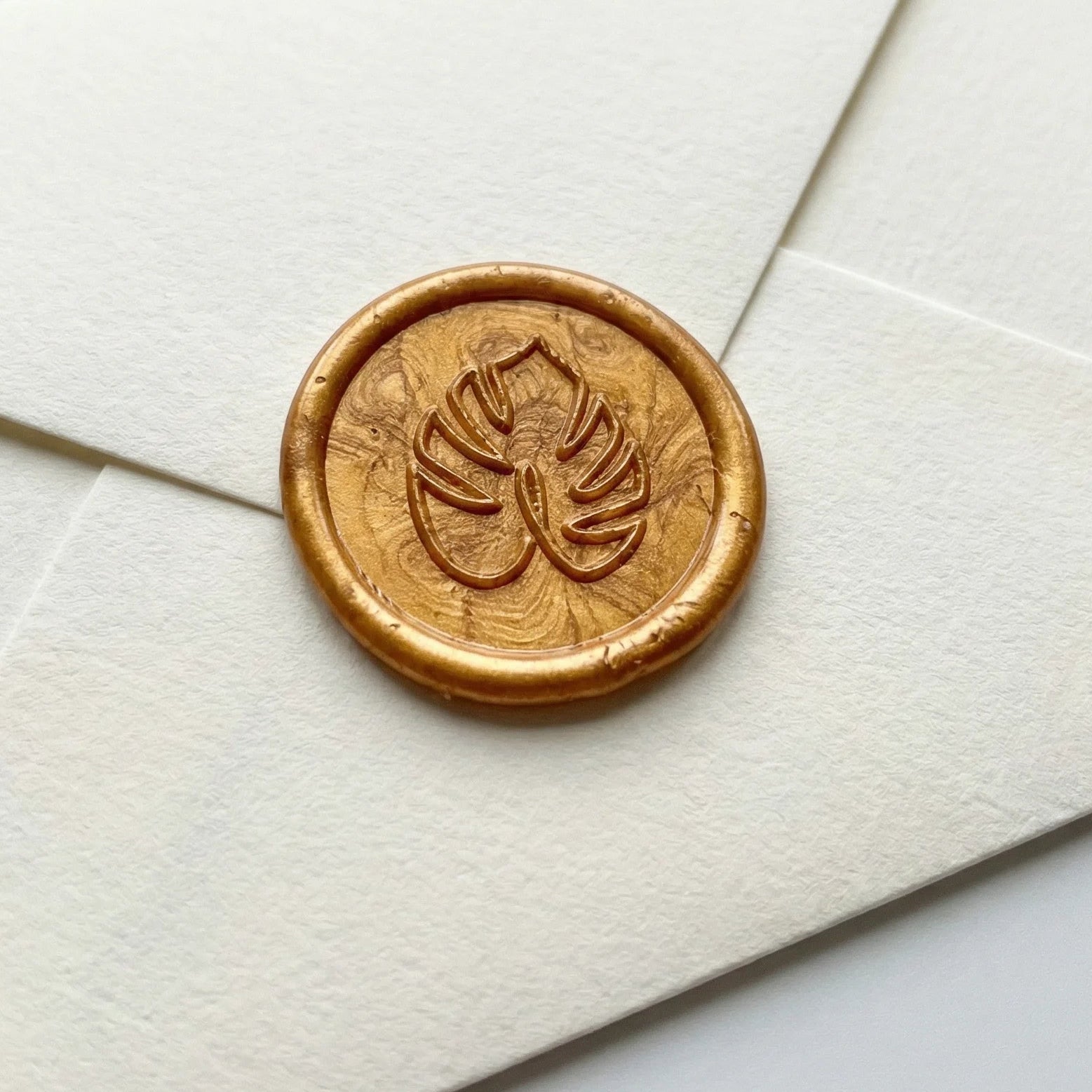 Monstera Wax Seal for Invitations (Set of 5)