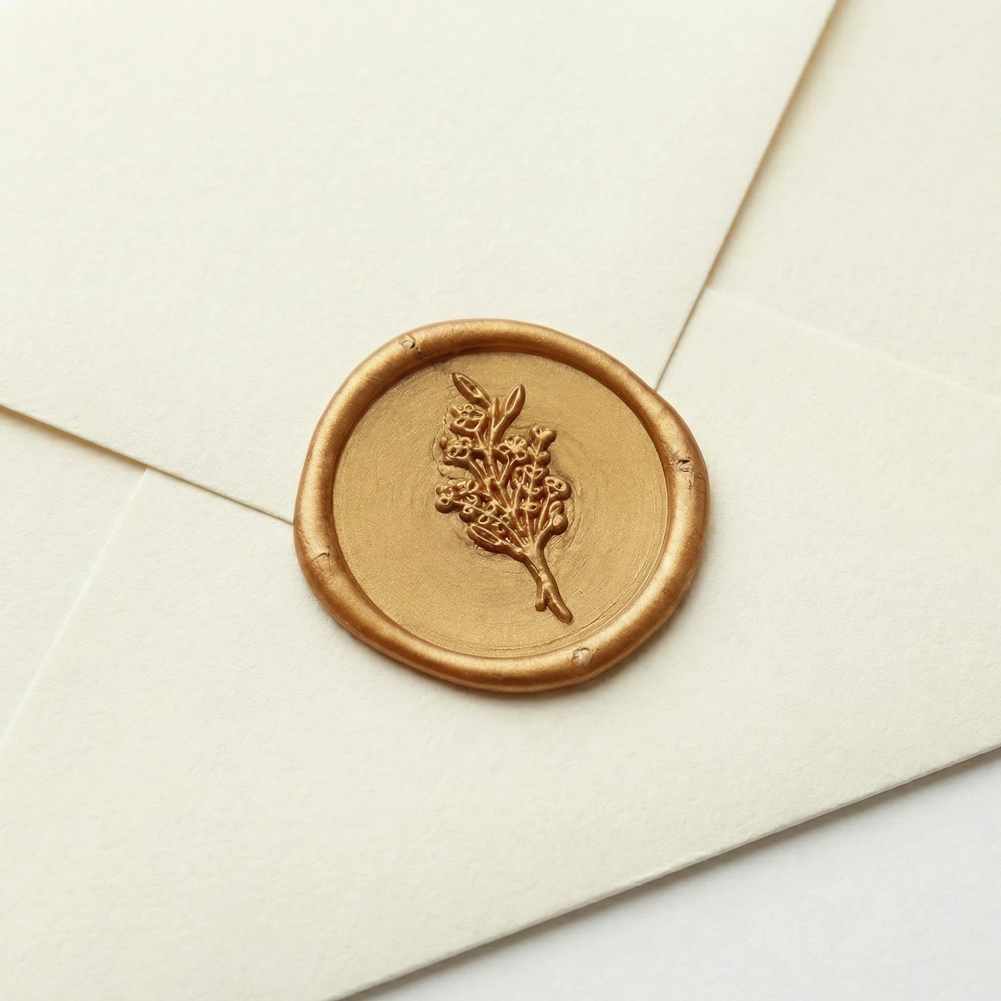 Flower Cluster Wax Seal for Invitations (Set of 5)