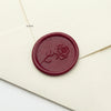 Rose Stem Wax Seal for Invitations (Set of 5)